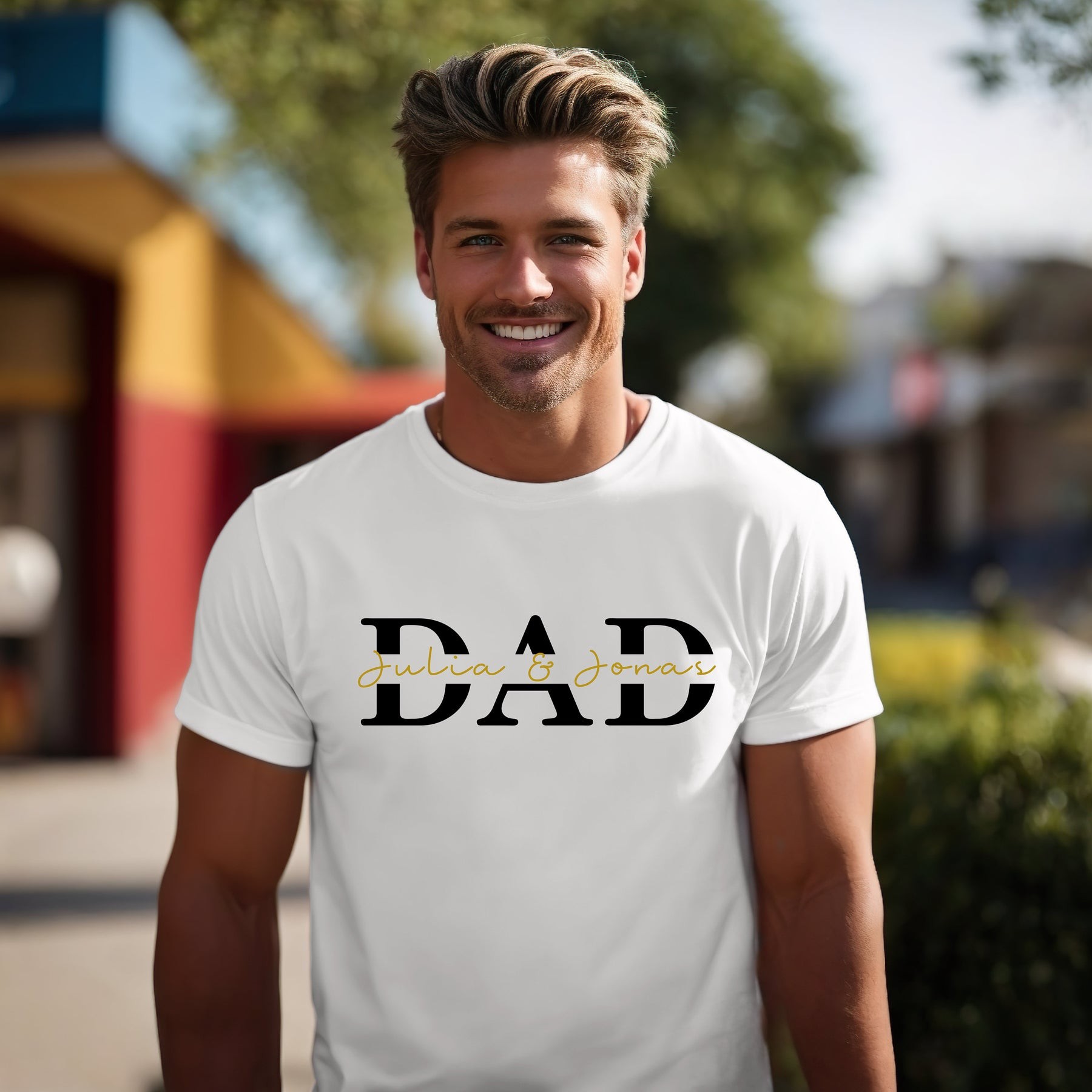 Personalised DAD Sweatshirt Hoodie with Kid s Names Father s Day Gift Cool Dad Gift
