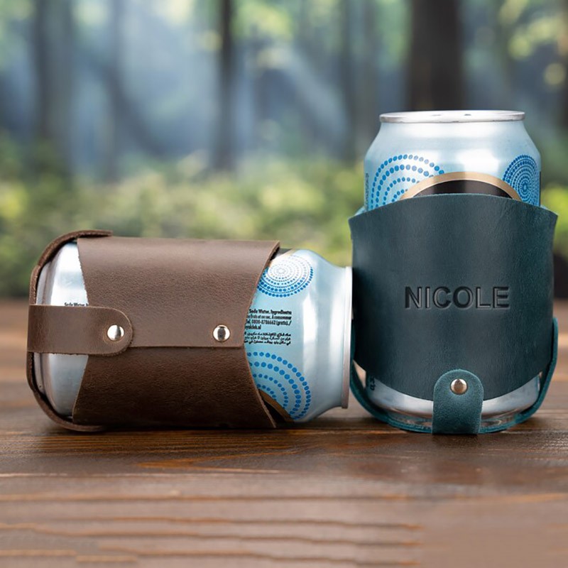 Personalised Engraved Can Cooler Bear Claw Cooler Bottle Holder for Groomsmen