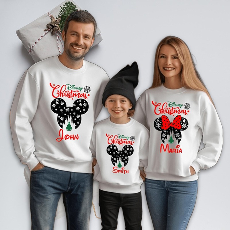 Custom Christmas Matching Family Sweatshirts to Create a Truly Special Xmas Gift