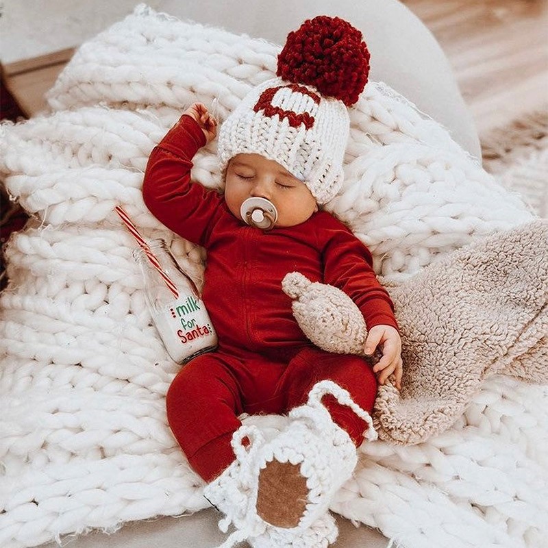 Personalized Newborn Boy Girl Bear Hat with Initials Beanie Hat Personalised Hat LoveCustom UK