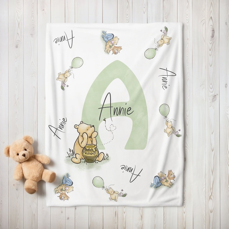 Personalised Soft and Cozy Baby Blanket Housewarming Gift with Name