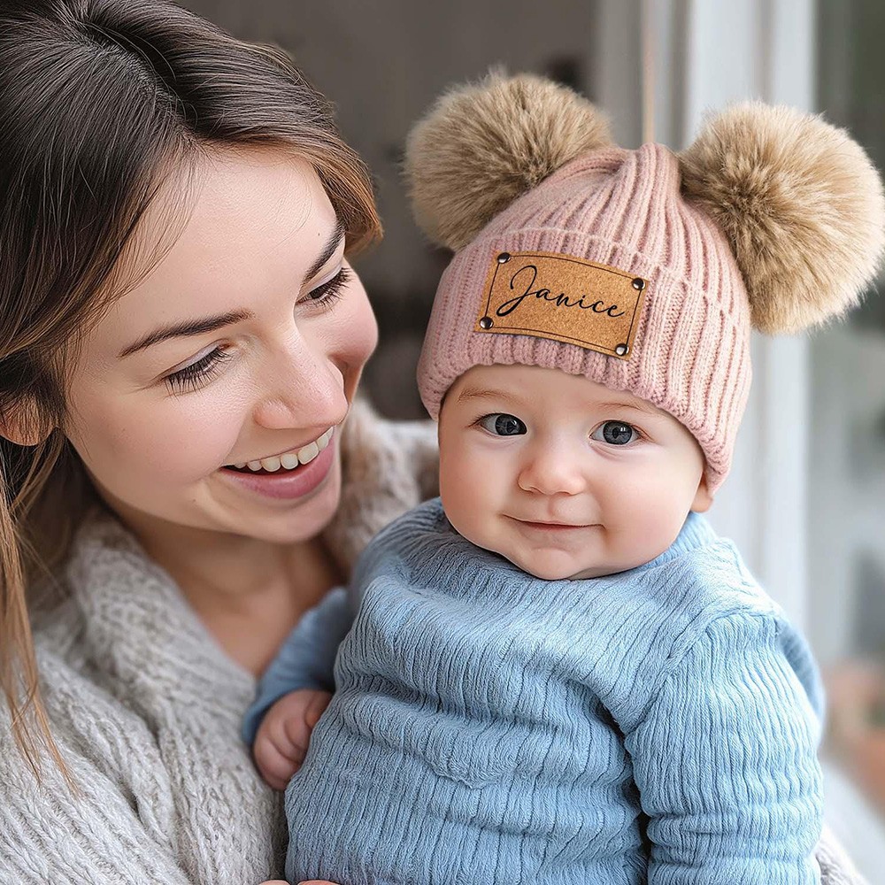 Personalized newborn beanie hats shop