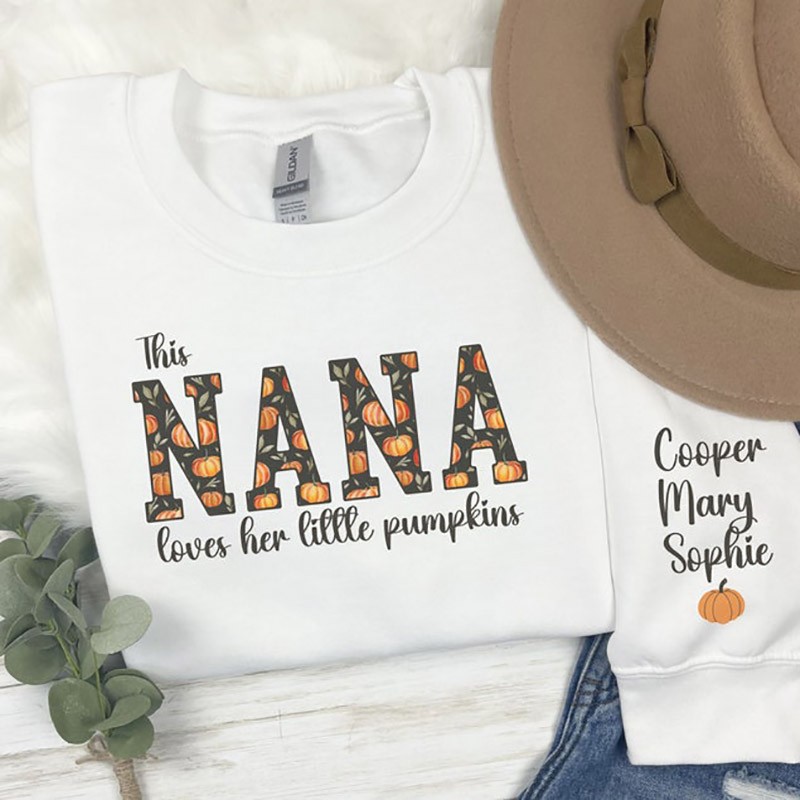  Custom Mama Nana Pumpkins Gift Baby Announcement Pregnancy Reveal