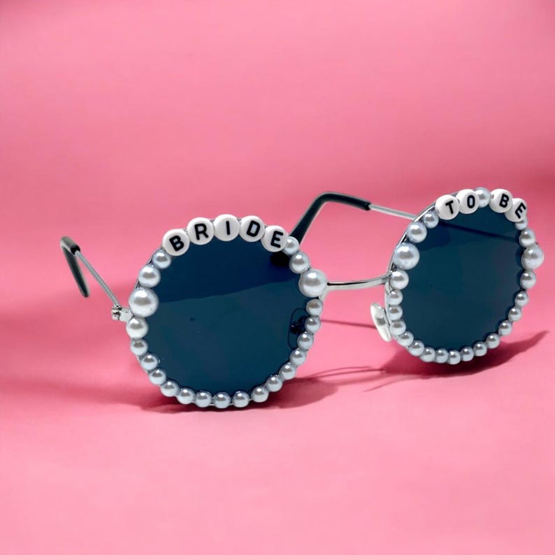 Personalised Sunglasses Engagement Gift Bridal Shower Accessory Bridesmaid Favors