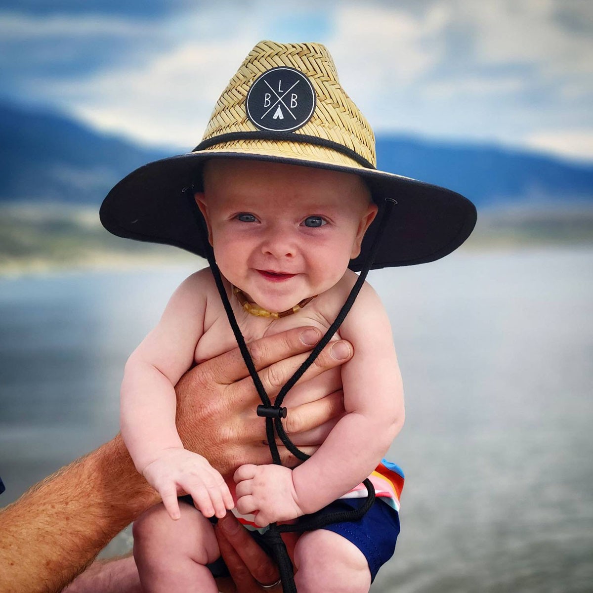 Personalised baby sun hat sales