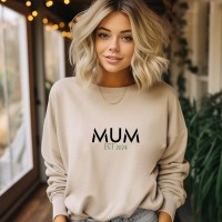 Personalised Mum Sweatshirt Hoodie New Mum Outfit Happy Mother's Day Gifts