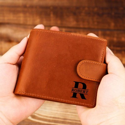 Personalised Engraved Wallet Groomsmen Wallet Leather Wallet