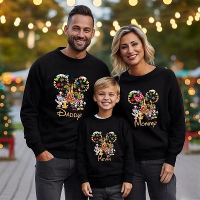 Custom Christmas Matching Family Sweatshirts to Create a Truly Special Xmas Gift