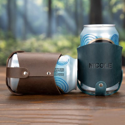 Personalised Engraved Can Cooler Bear Claw Cooler Bottle Holder for Groomsmen