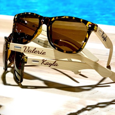 Personalised Laser Engraved Women's Sunglasses Single Woman Celebrations