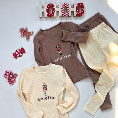 Personalised Embroidered Baby Pajamas - Newborn Essentials Christmas Gifts for Kids