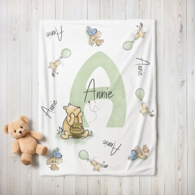 Personalised Soft and Cozy Baby Blanket Housewarming Gift with Name