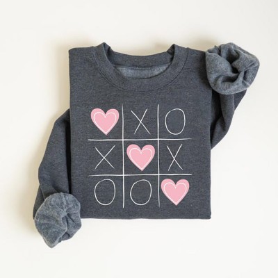 Personalised Pink Hearts XOXO Valentine's Sweatshirt Gift
