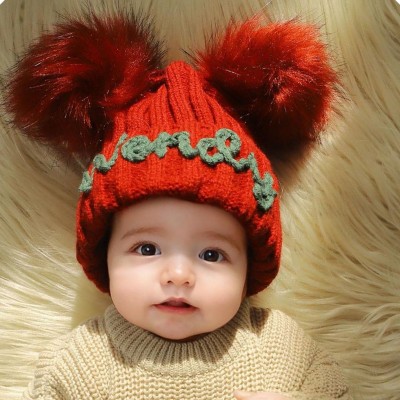 Matching Family Hat Set Personalised Bobble Hats Monogram Knitted Hats