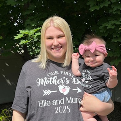 Personalised Our First Mother's Day T-Shirt Mother's Day Matching Outfit