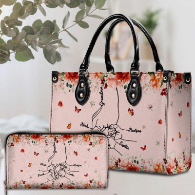 Personalised Garden Totebag And Makeup Bag Mother's Day Gifts