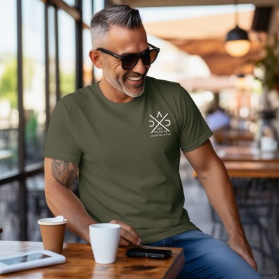Personalised DAD T-shirt with the Child's Names and EST XMAS Gift