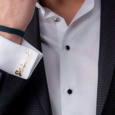 Personalised Cufflinks Tie Clip Box Engraved Groomsmen Cufflinks Wedding Gift