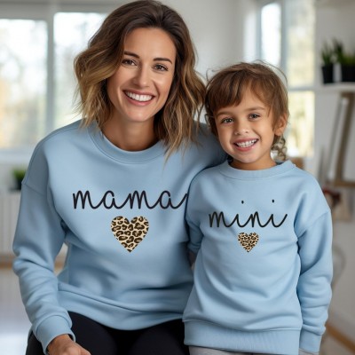 Matching Mama and Mini Sweatshirts Mama Sweatshirt Mother Daughter Sweaters