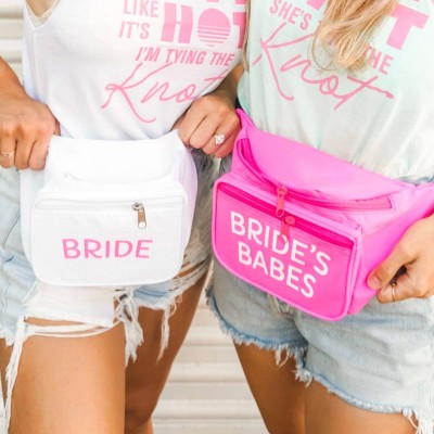 Personalised Bride's Babes Bachelorette Belt Bag Party Team Bride Favors