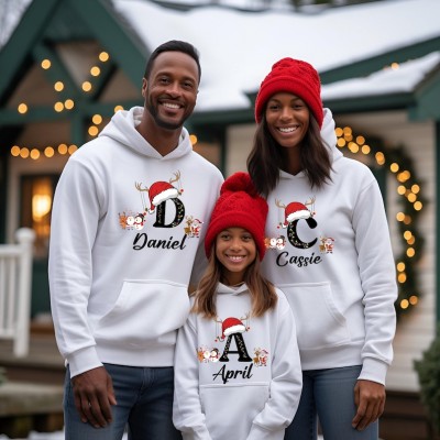Custom Christmas Matching Family Sweatshirts to Create a Truly Special Xmas Gift