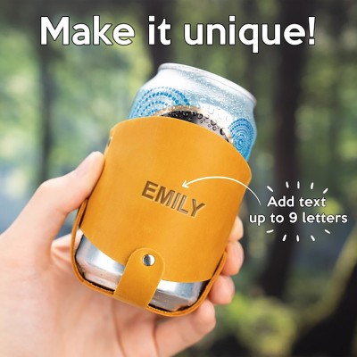 Personalised Engraved Can Cooler Bear Claw Cooler Bottle Holder for Groomsmen