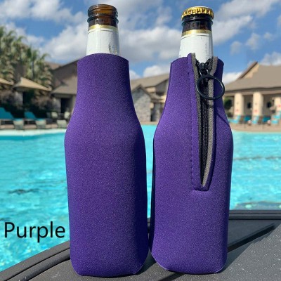 Personalised Slim Zipper Bottle Cooler Groomsman Gift Ideas