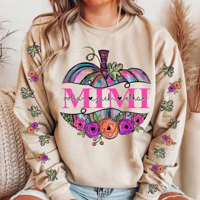 Custom Mimi Pumpkin Sweater for Halloween