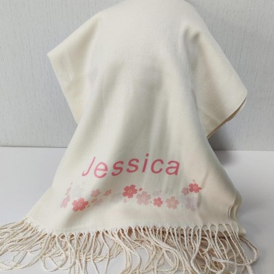 Personalised Women Winter Scarf Anniversary Gifts for Him or Her