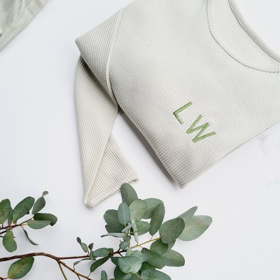 Personalised Embroidered Baby Pajamas - Newborn Essentials Christmas Gifts for Kids