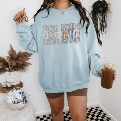 Personalised Dog Name Hoodie Gift for Mum Pet Lover Gift