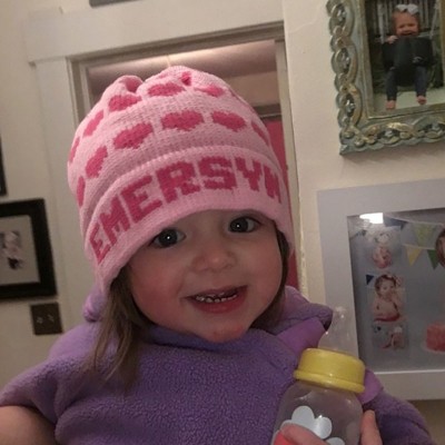 Personalized Hearts Name Hat