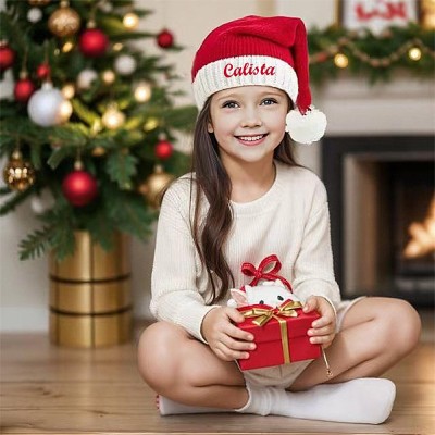 Custom Santa Hats Beanie for Christmas