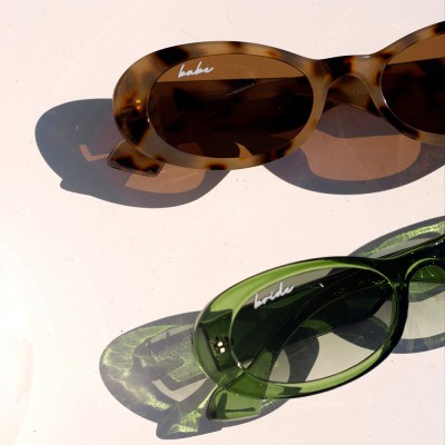Personalised Minimalist Retro Oval Shape Hen Party Sunglasses Bridal Shower Gift