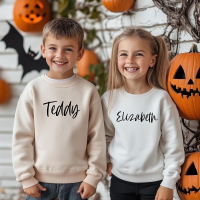Personalized Youth Name Sweater Custom Sweatshirt