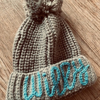 Customized Embroidered Kid's Winter Hat | Cozy Headwear for Babies and Toddlers