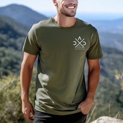 Personalised DAD T-shirt with the Child's Names and EST XMAS Gift