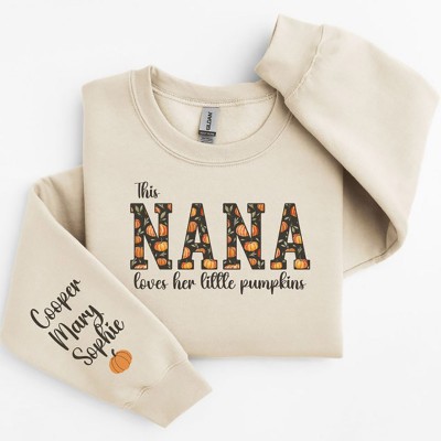  Custom Mama Nana Pumpkins Gift Baby Announcement Pregnancy Reveal