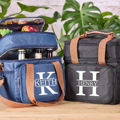 Personalised Groomsmen Cooler Beach Picnic Cooler Golf Cooler for Men