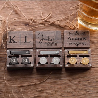 Personalised Cufflinks for Groom Cufflink Wedding Day Gift Bachelor Party Gift