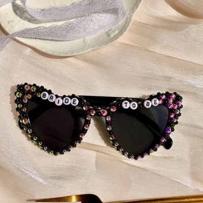 Personalised Pearl Glasses  Love Glasses Hen Do Party Gift