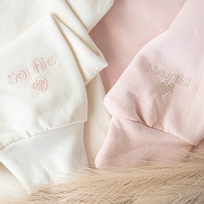 Personalised Embroidered Mum Hoodie Happy Mother's Day Gift