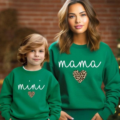 Matching Mama and Mini Sweatshirts Mama Sweatshirt Mother Daughter Sweaters