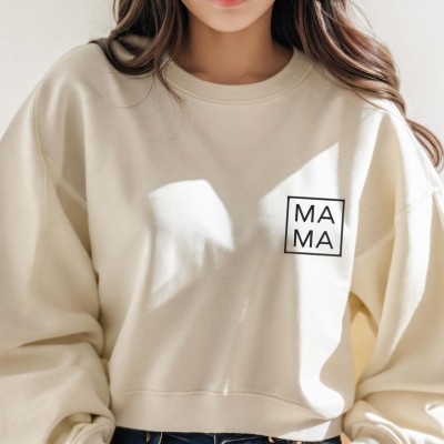 Personalised Embroidered Crewneck Family Matching Sweatshirt