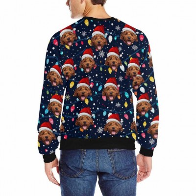 Custom Ugly Christmas Sweater Family Crewneck Sweatshirt Christmas Gift
