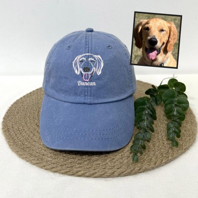 Personalized Hat With Your Dog Photo and Name