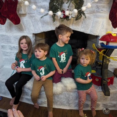 Personalised Matching Family Christmas Shirts Xmas Party Outfits