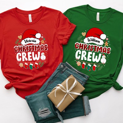 Personalised Matching Family Christmas Shirts Xmas Party Outfits
