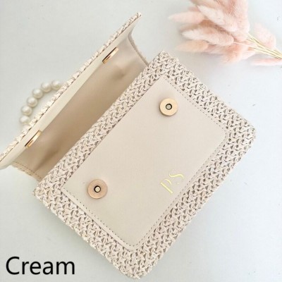 Personalised Bridal Bag Pearl Handbag Bride Clutch Bag Wedding Bag Gift for Bride